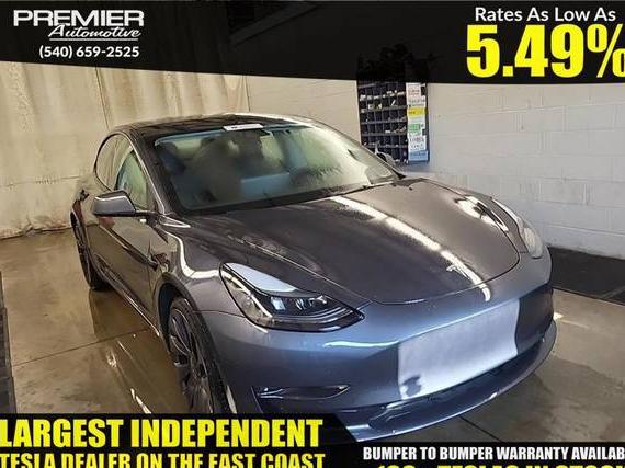 TESLA MODEL 3 2022 5YJ3E1EC0NF261113 image